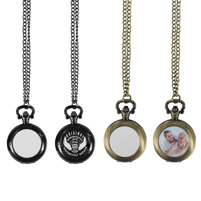 Jewelry Watches Men - Maßgefertigte Vintage Metall-Taschenuhr Anhänger-Halskette Klassische Uhren-Halskette