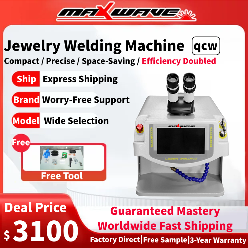 Jewelry Repair & Watches Photos - QCW Pulslaser-Schweißgerät 60W-200W, Polierfreie Schmuckreparaturmaschine für