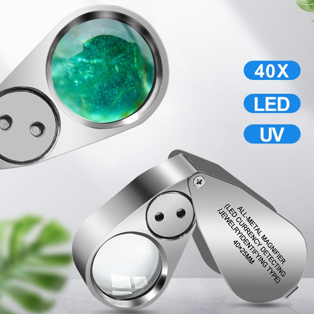Collectors Coins Jewelry & Watches Of Smithtown Reviews - 40-fache hochauflösende, faltbare Lupe mit LED-Beleuchtung