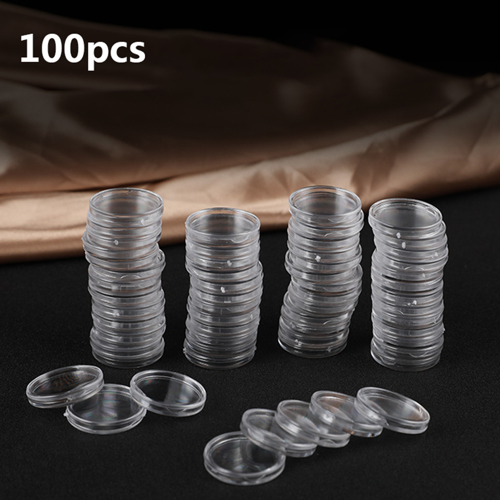 Collectors Coins Jewelry & Watches Of Smithtown Reviews - 100 Stück Transparente Kleine Runde Aufbewahrungsboxen