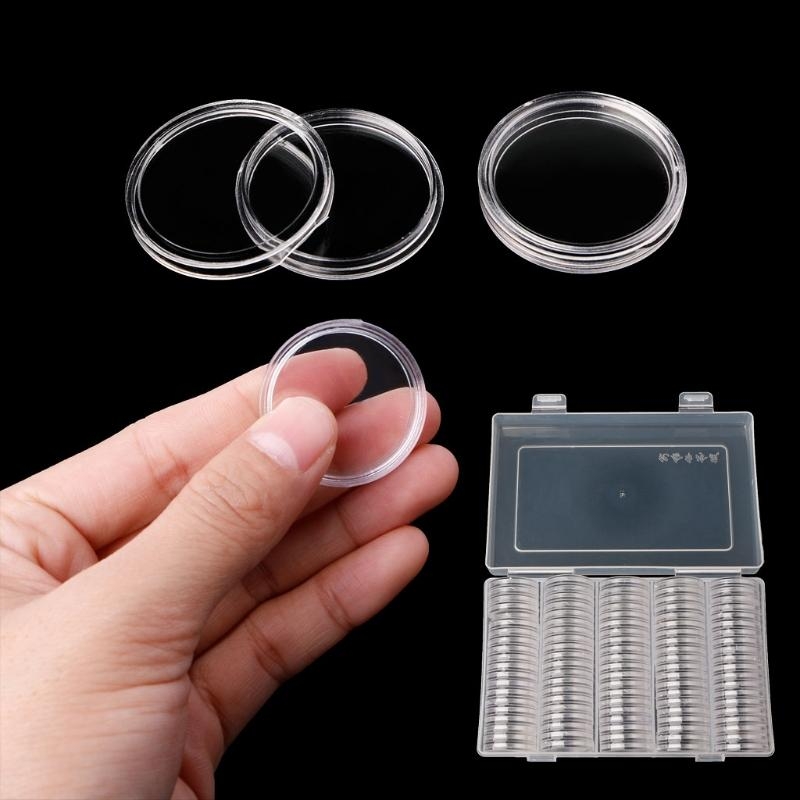 Collectors Coins Jewelry & Watches Of Smithtown Reviews - 367A Runde Aufbewahrungsbox für Münzen, 100