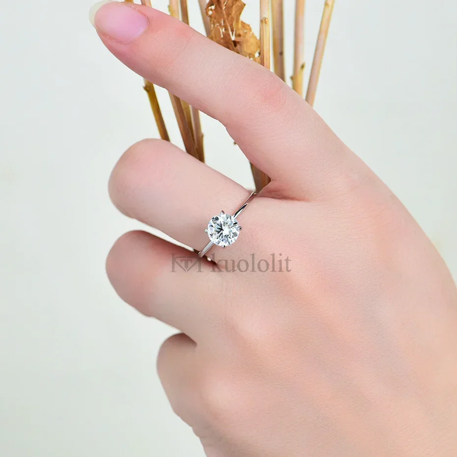 Luxury Gifts Jewelry & Watches Namfleg Mostar - 1CT-2CT Runder Schliff 8,0mm D-Farbe VVS1