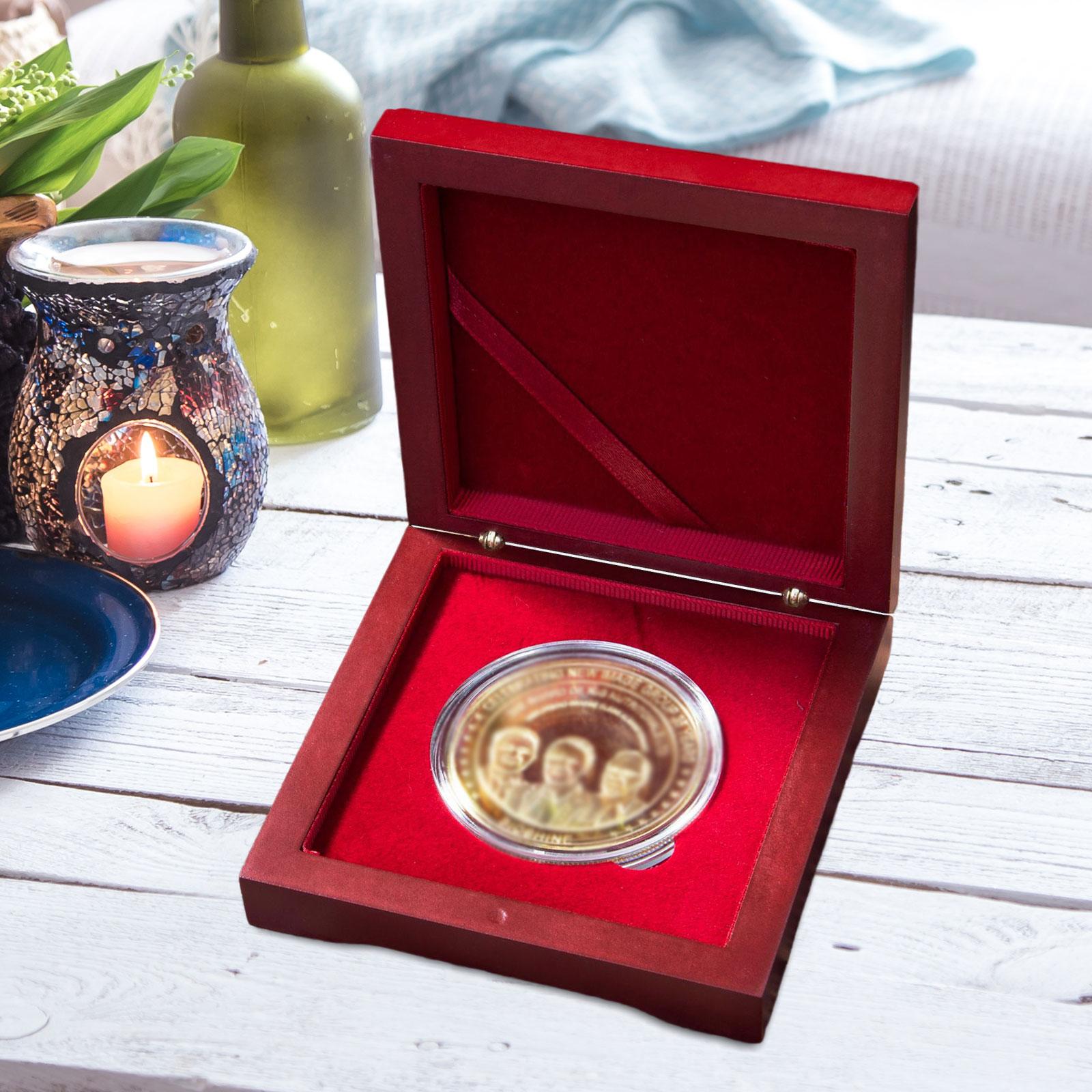 Collectors Coins Jewelry & Watches Of Smithtown Reviews - Medaillen-Präsentationsbox, Münzhalter, Münzaufbewahrungsbox aus Holz, Münzvitrine