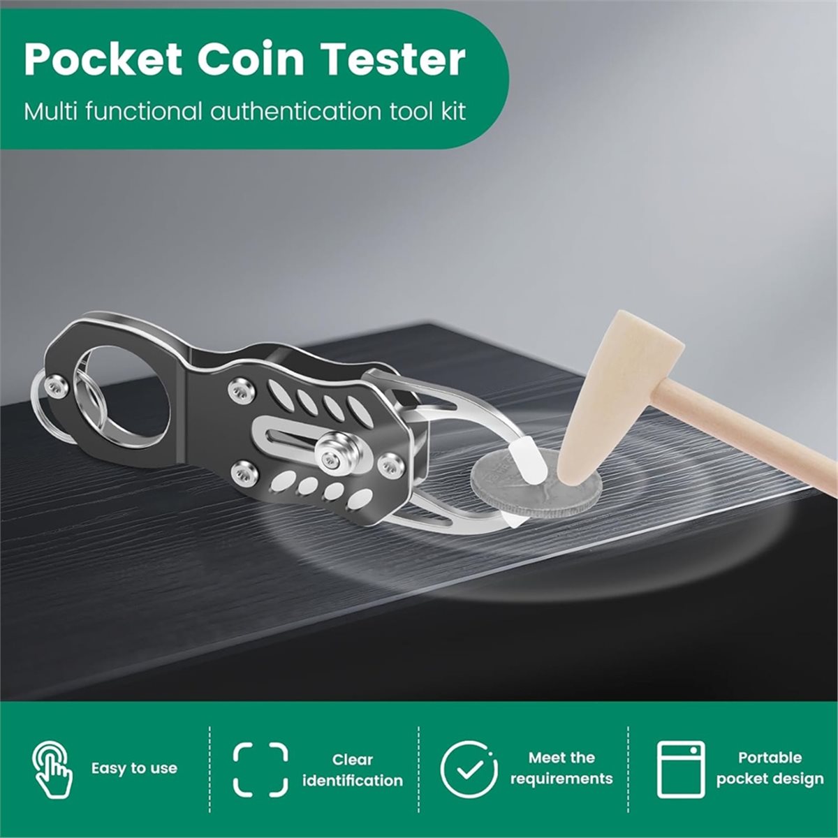 Collectors Coins Jewelry & Watches Of Smithtown Reviews - *CLOS Silber-Gold-Testkit, Pinger-Münztester, Gold- und Silber-Wechselresonanz-Testgerät