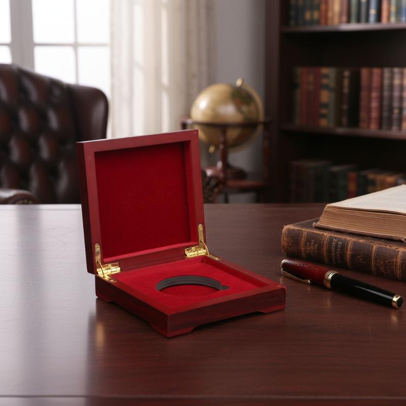Collectors Coins Jewelry & Watches Of Smithtown Reviews - 10*10*3,5cm/12*12*3,5cm Holz-Münzpräsentationsbox Schutzbox Premium-Aufbewahrungskoffer für Sammler