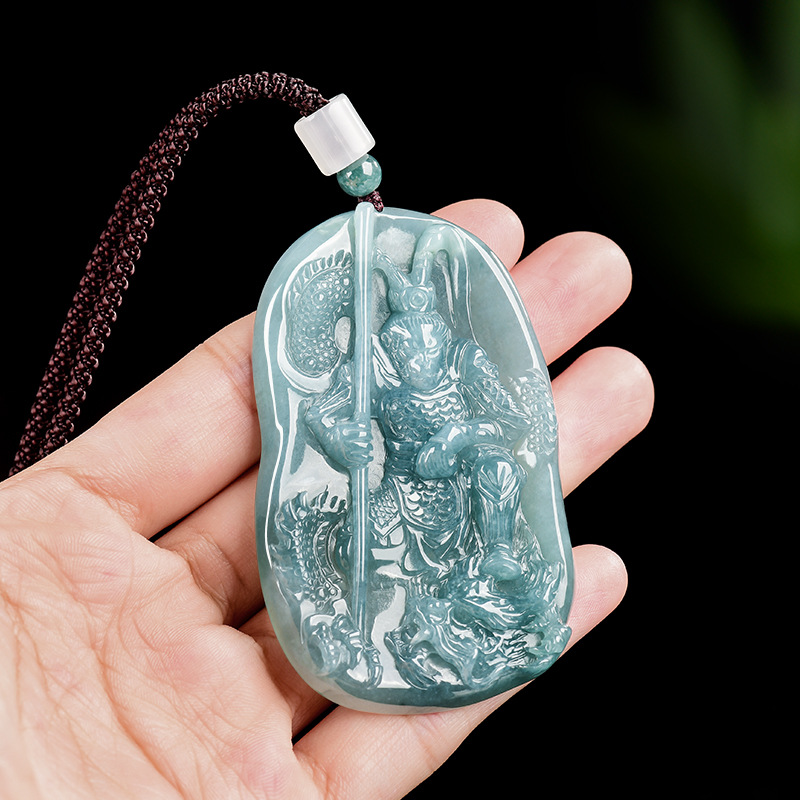 Necklace Pendant - Burmesische Jade-König-der-Affen-Anhänger-Halskette, Vintage-Luxusgeschenke für Frauen, Modeaccessoires,