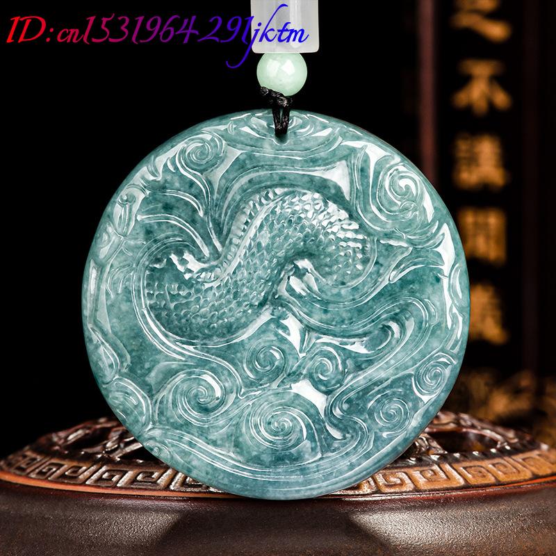 Burmesische Jadeit-Drachen-Anh – Necklace Pendant Bewertung und Preis