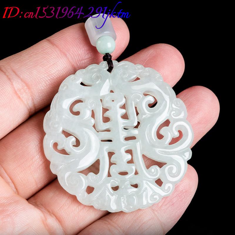 Burmesische Jadeit-Drachen-Anh – Necklace Pendant Bewertung und Preis