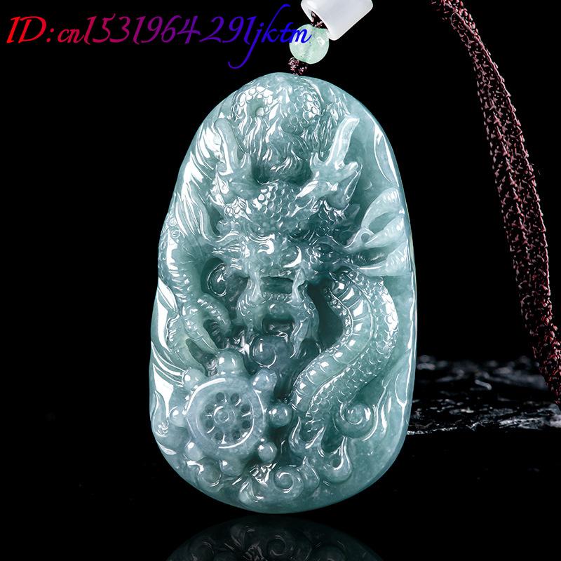 Burmesische Jadeit-Drachen-Anh – Necklace Pendant Bewertung und Preis