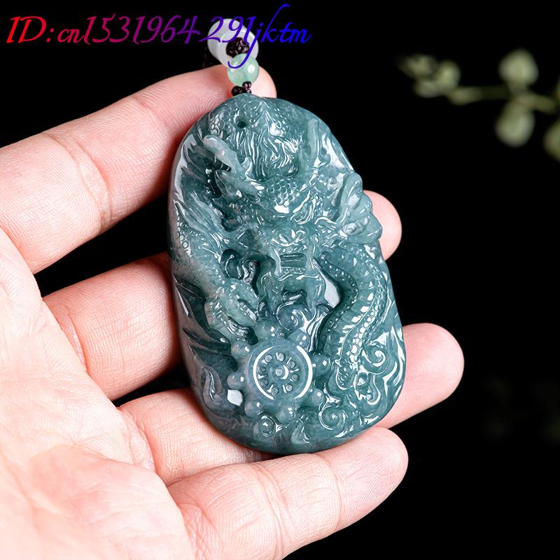 Burmesische Jadeit-Drachen-Anh – Necklace Pendant Bewertung und Preis
