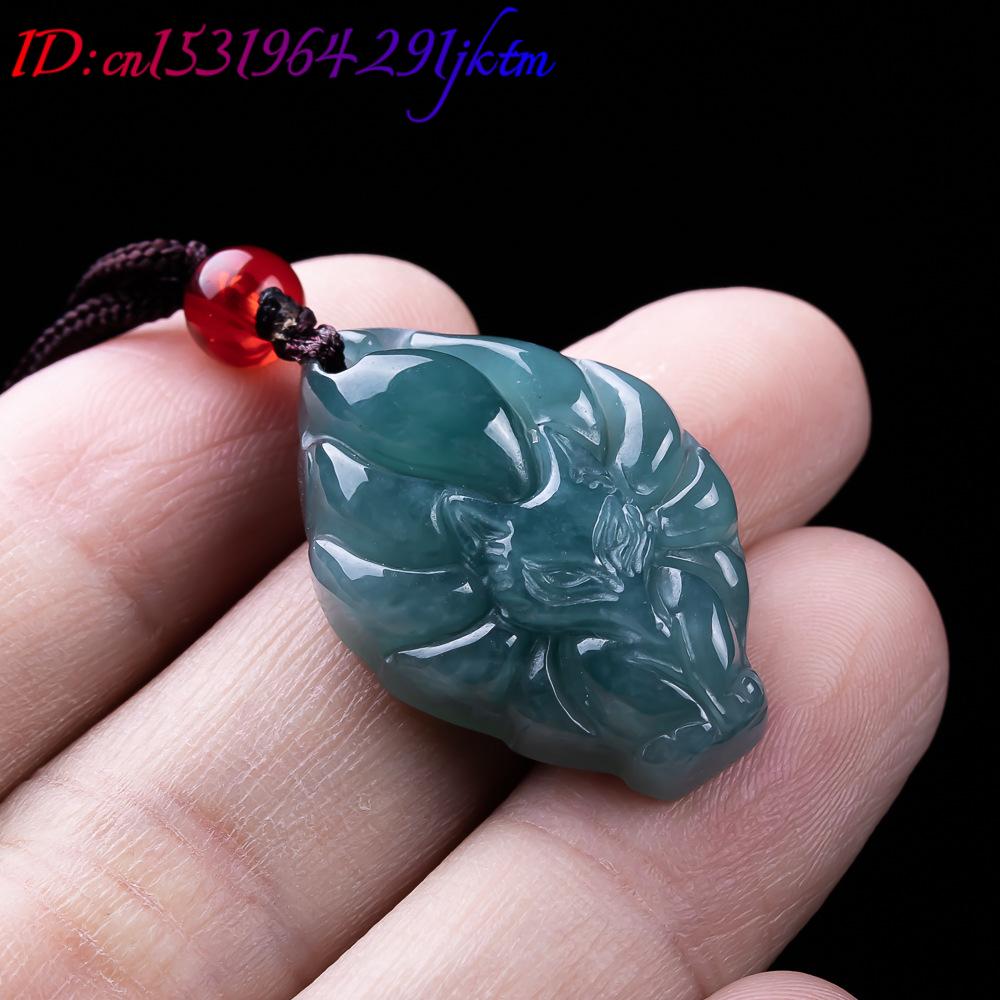Natürliche burmesische Jadeit- – Necklace Pendant Bewertung und Preis