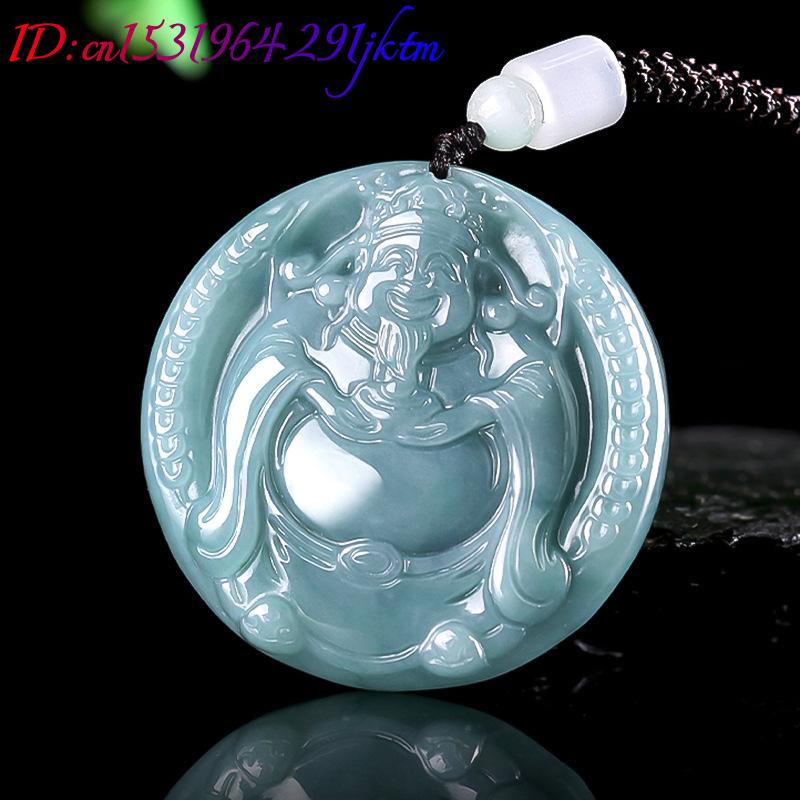 Burmesischer Jadeit Gott des R – Necklace Pendant Bewertung und Preis