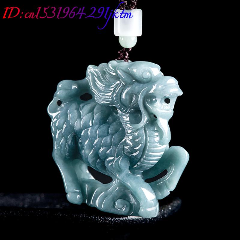 Burmesischer Jadeit Kylin Anhä – Necklace Pendant Bewertung und Preis