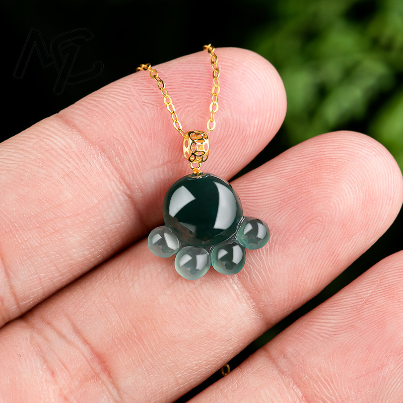 Natürlicher Echter Smaragd Bla – Necklace Pendant Bewertung und Preis