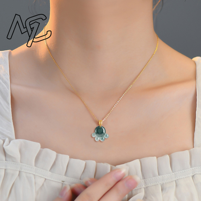 Natürlicher Echter Smaragd Bla – Necklace Pendant Bewertung und Preis