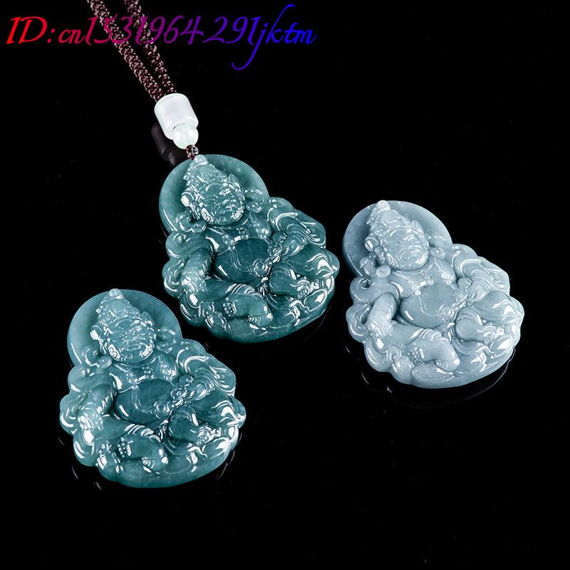 Burmesischer Jadeit Jambhala A – Necklace Pendant Bewertung und Preis